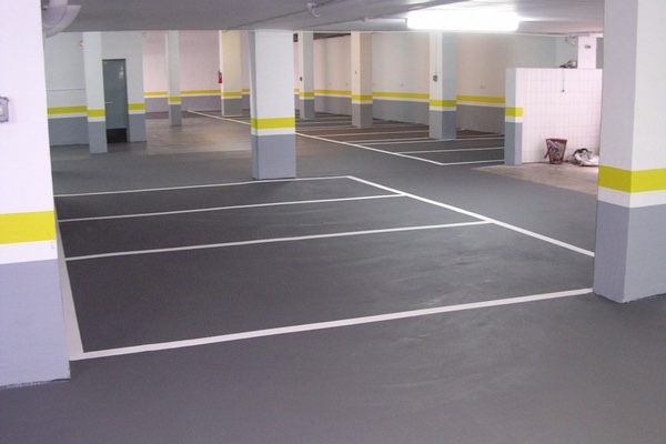 Pavimento adecuado para un parking
